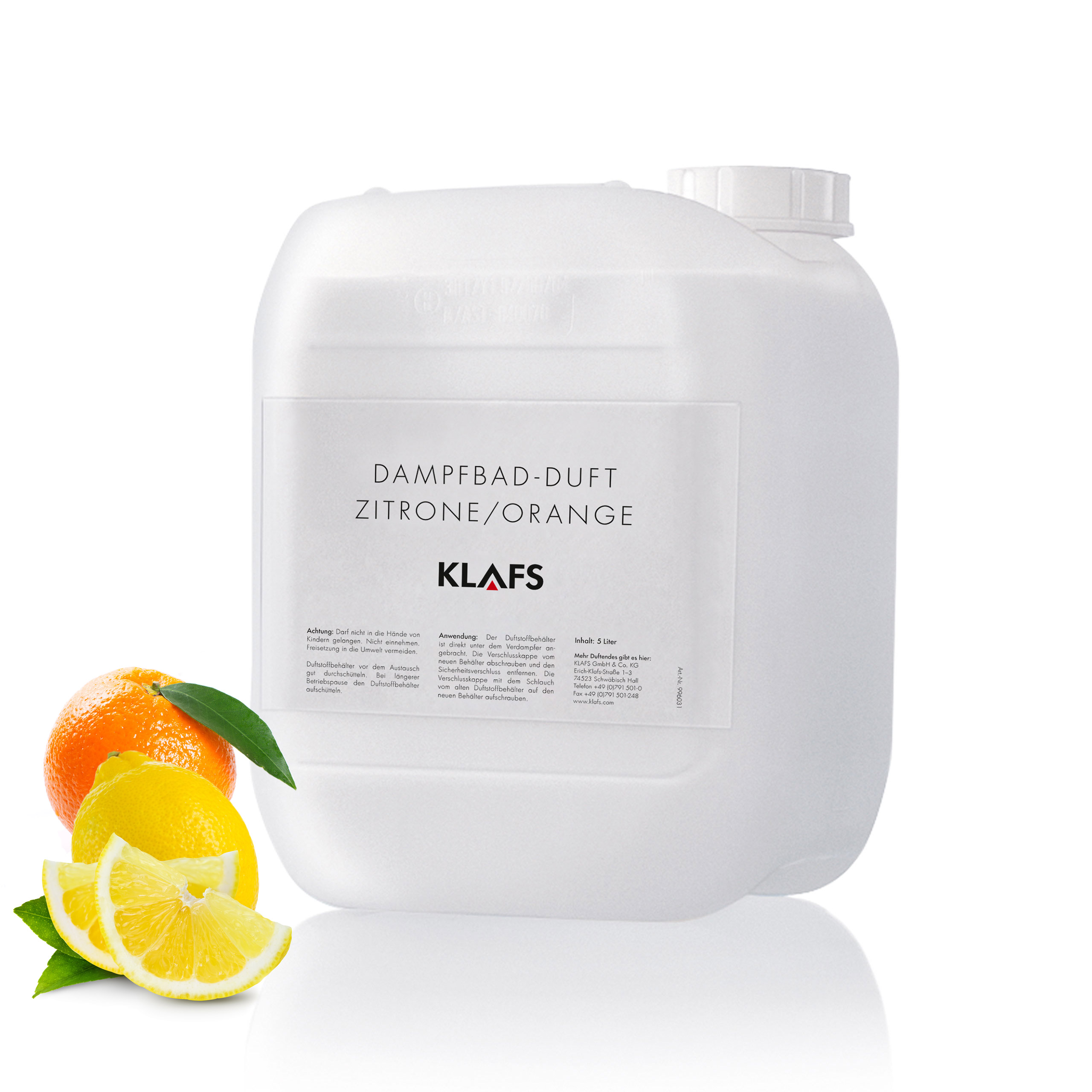 Duftstoffe für Dampfbad 5l Zitrone/Orange