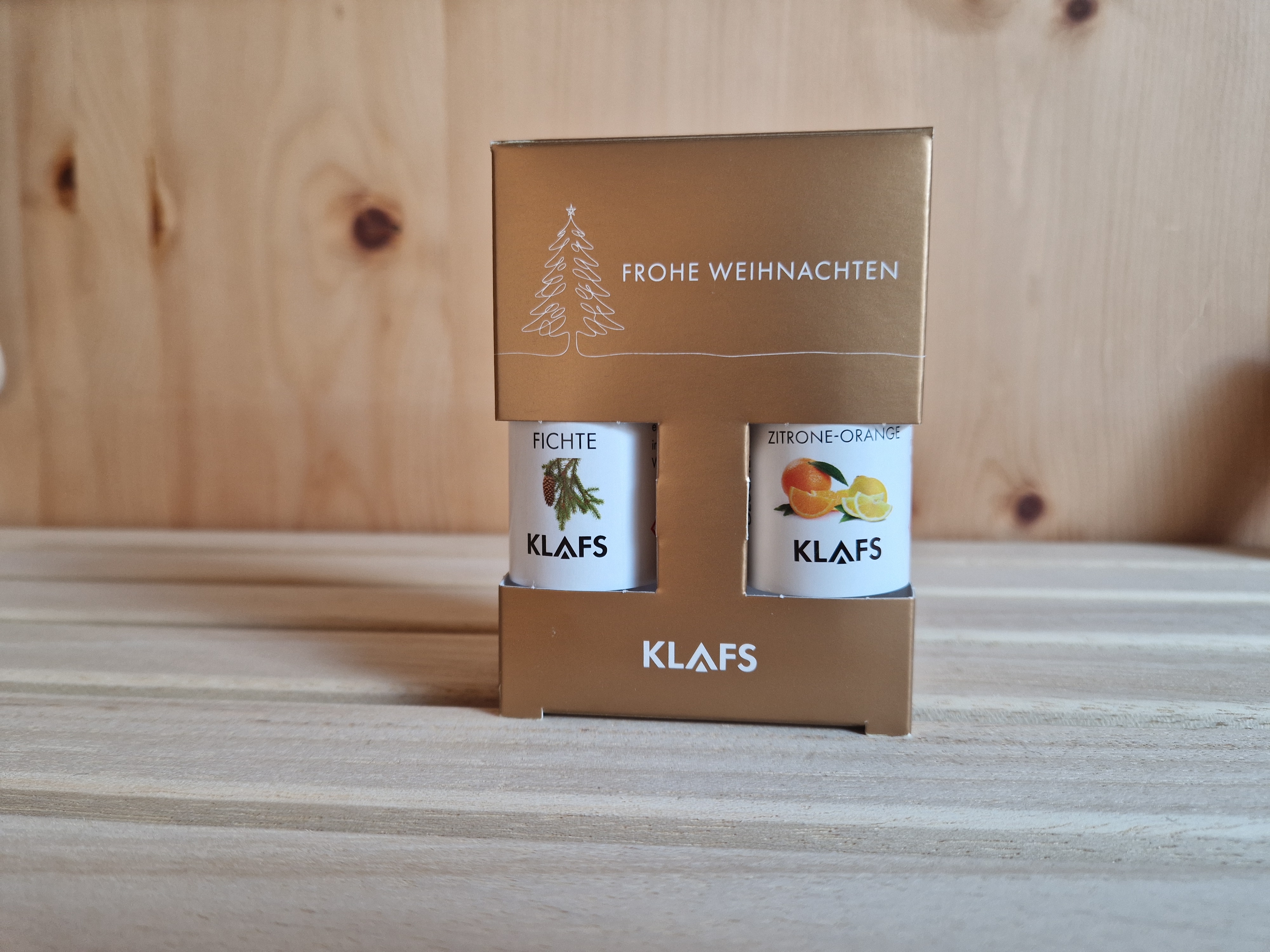 Ihr Geschenk: Xmas-Duftset „Fichte & Zitrone-Orange"