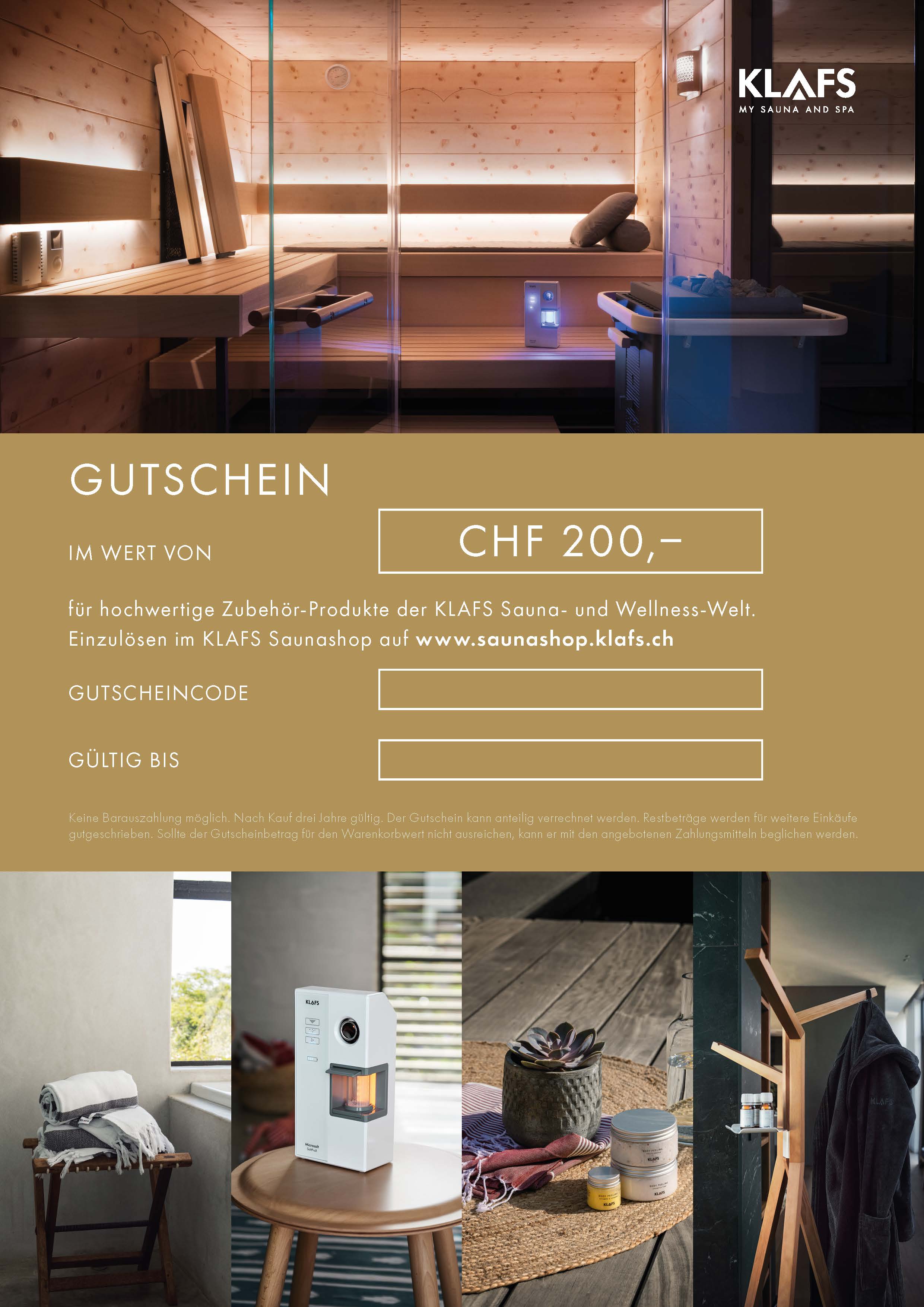Geschenkgutschein CHF 200.-