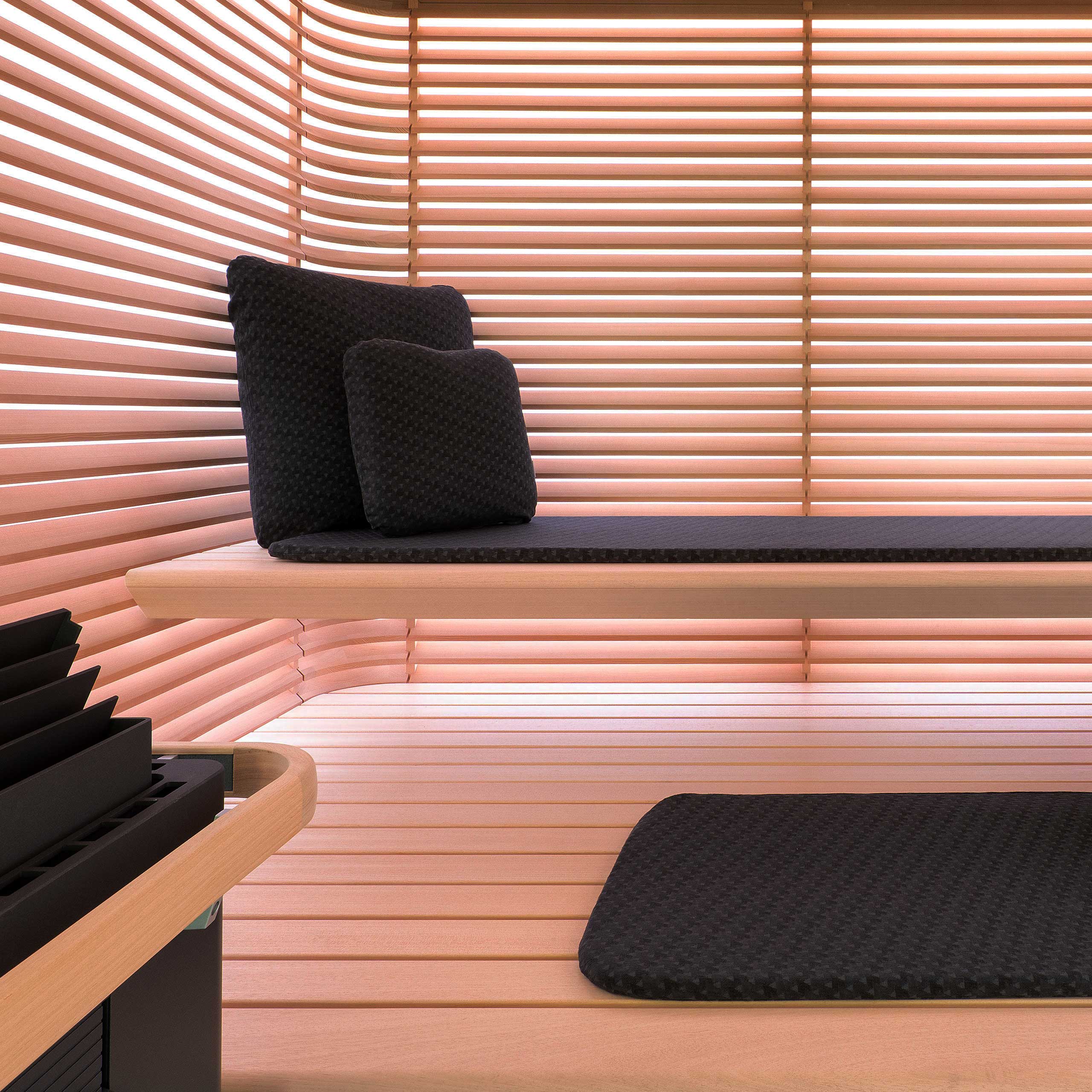 Saunakissen MOLLIS® L mit Bezug – NOOA Anthrazit