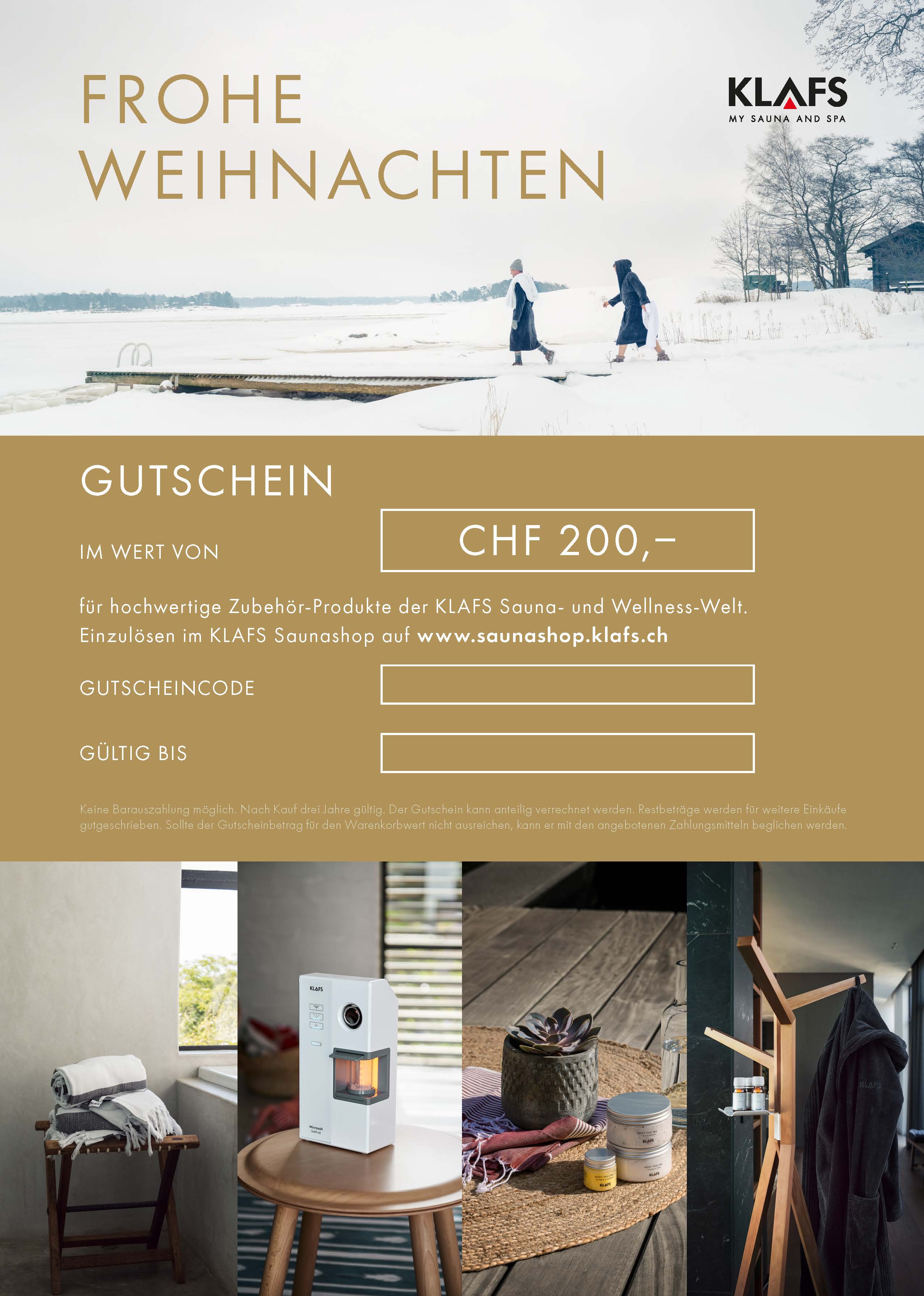 Geschenkgutschein CHF 200.-