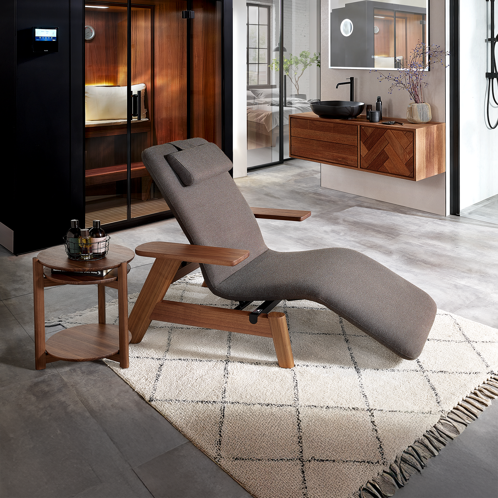 Wellnessliege SOMRA (beheizt) – Design by Sebastian Herkner