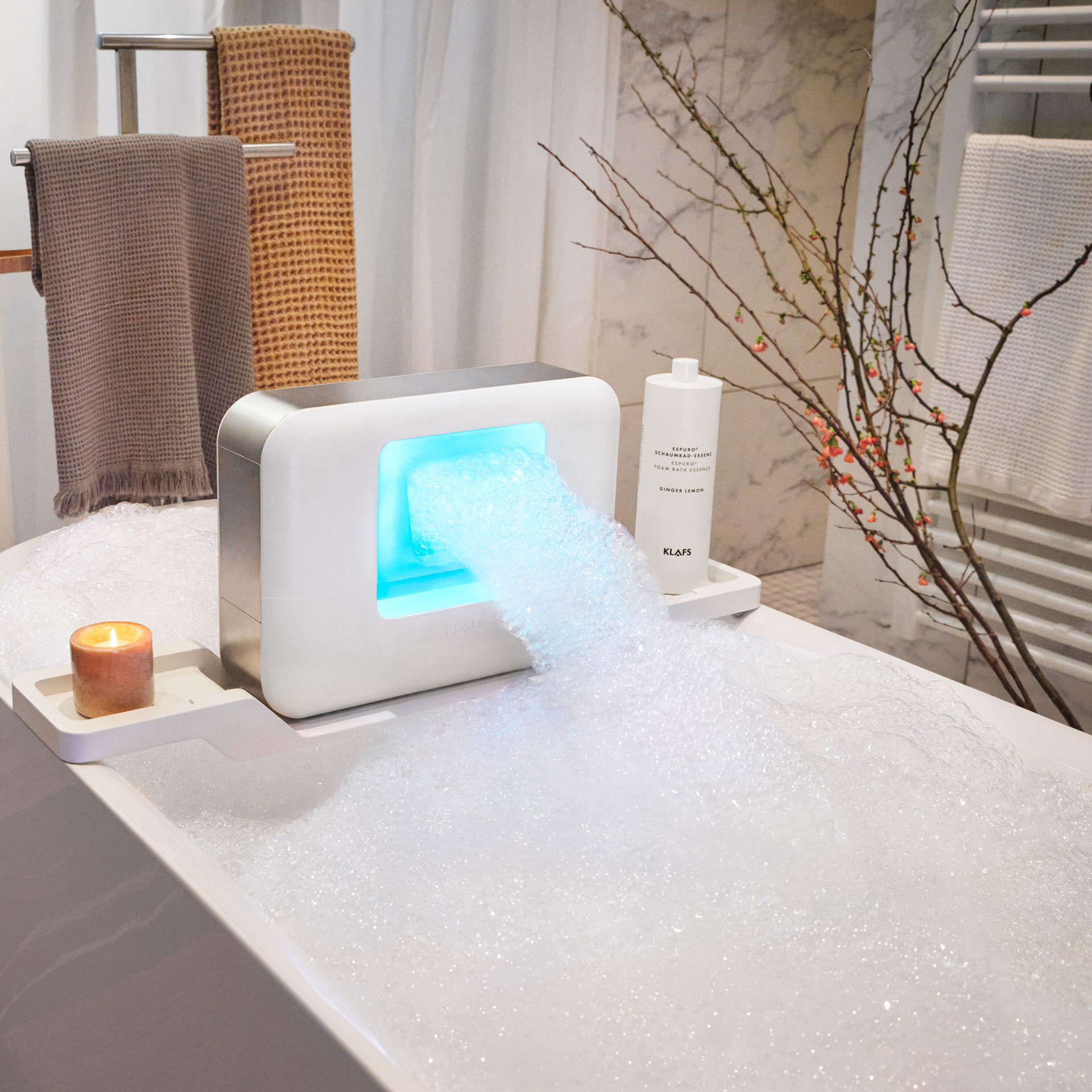 Schaumbad für die Badewanne zuhause