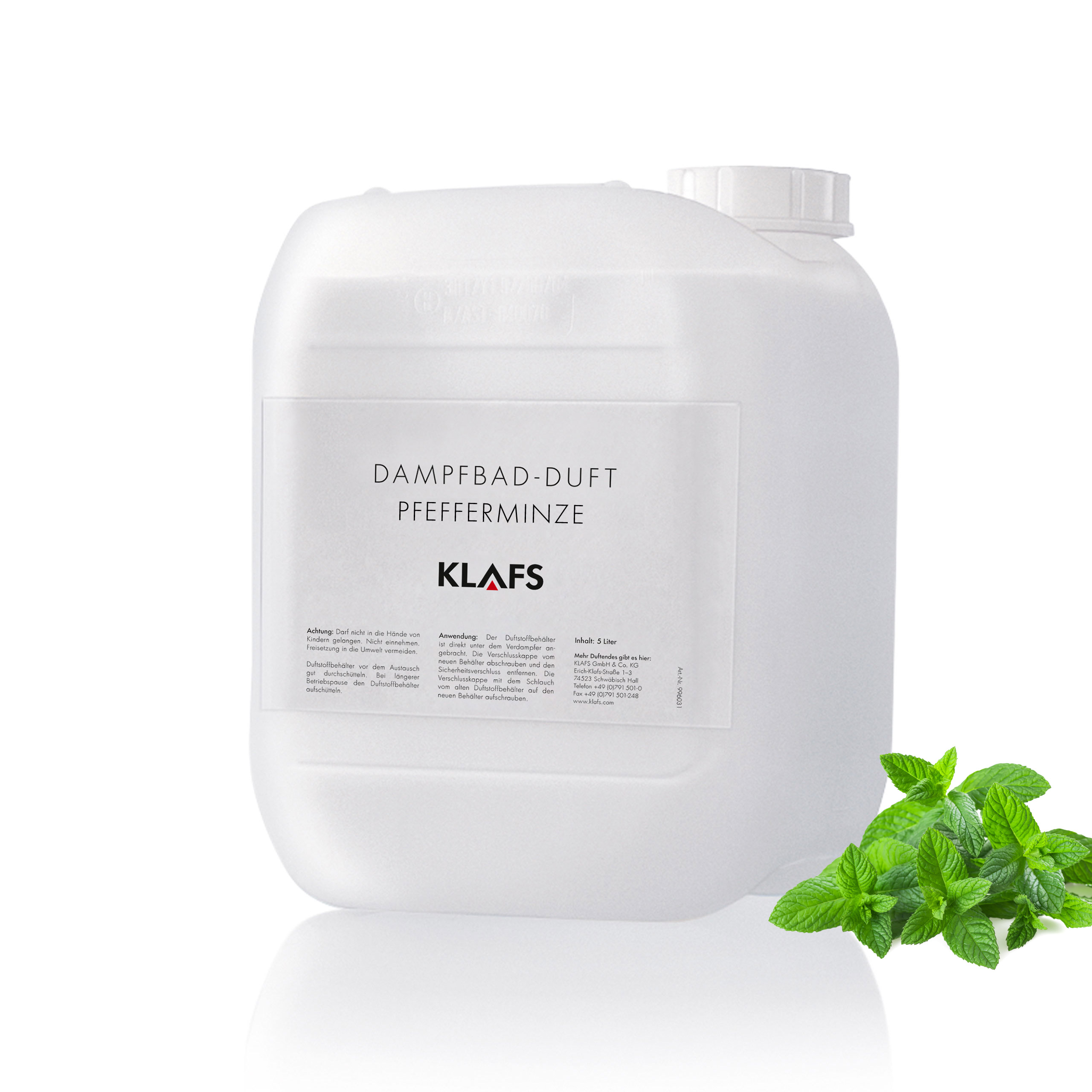 Duftstoffe für das Dampfbad 5l Minze