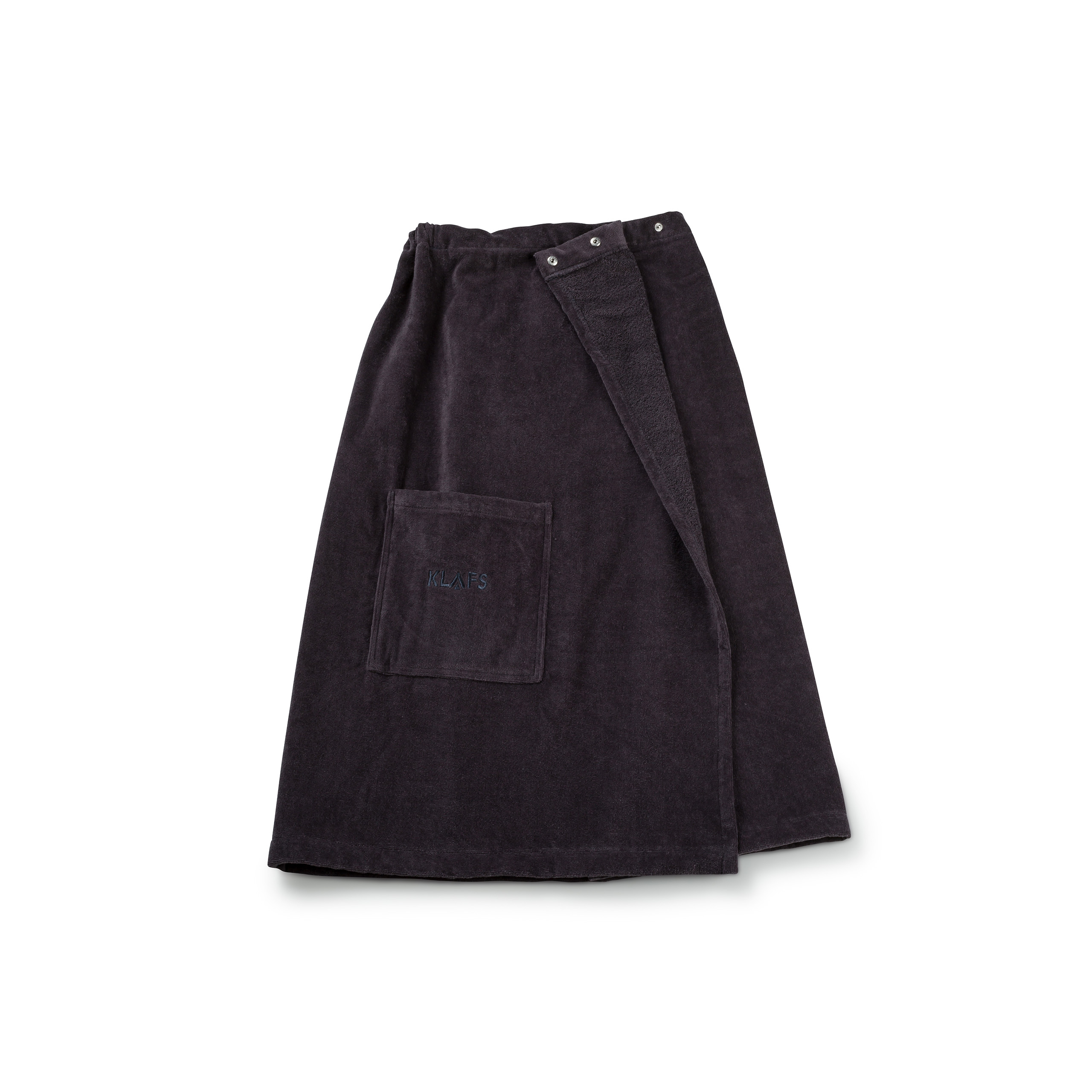 Sauna Sarong für Frauen anthrazit