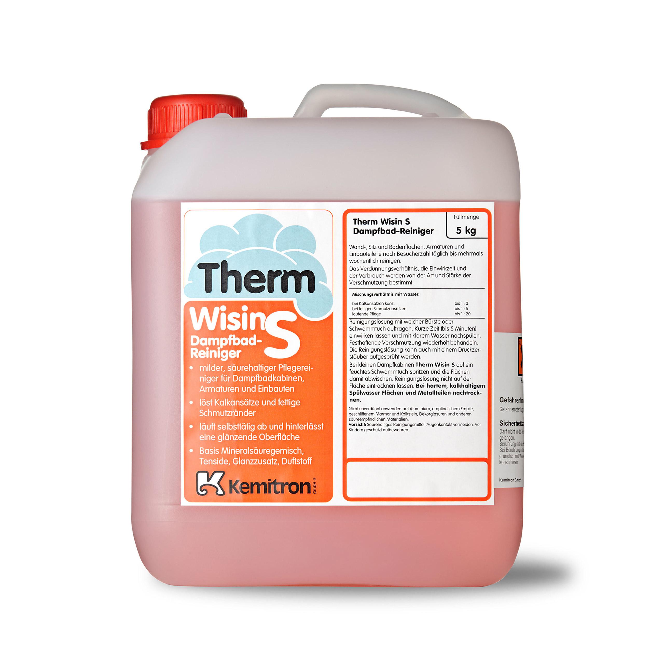 Dampfbadreiniger Wisin S 5 Liter Kanister Wisin S