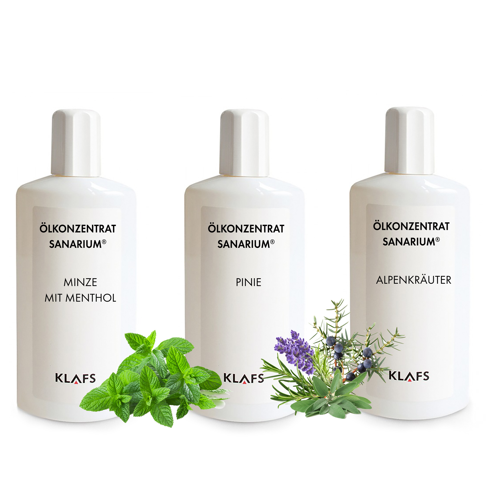 Kleines Sanariumduft Paket 3 x 200ml